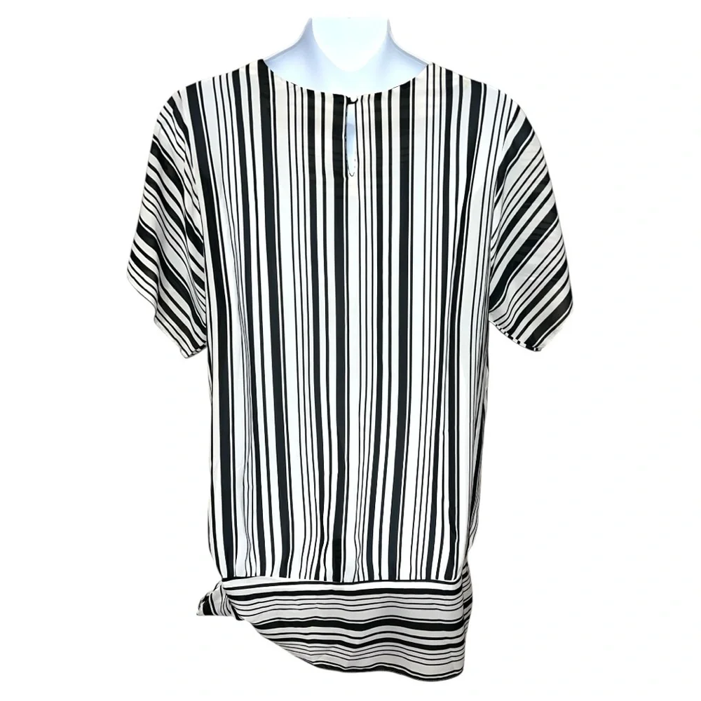 Items brand Striped Black and White Women's Top